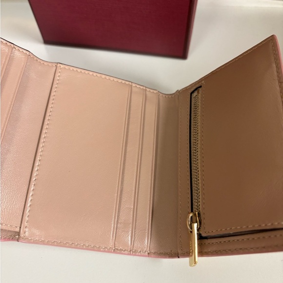 Bally Blush Pink Women's TriFold Compact Wallet - EUC - Picture 7 of 16